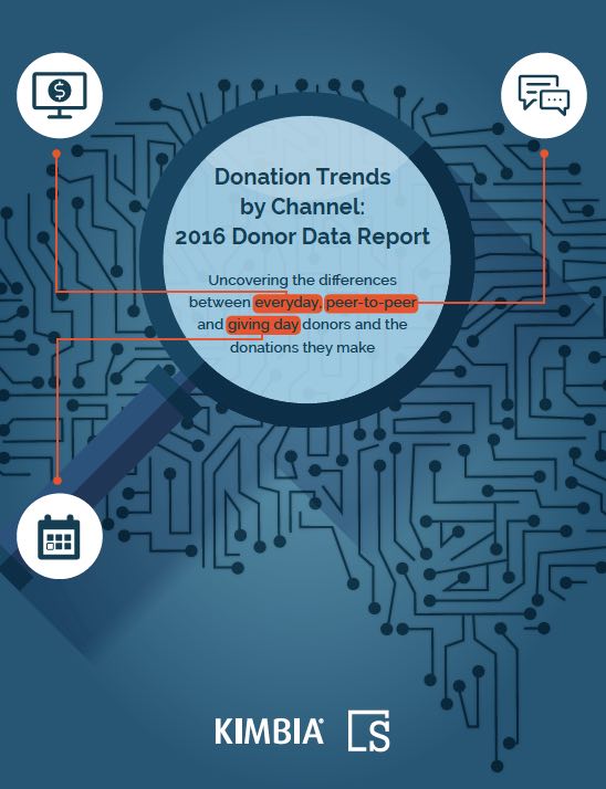 Kimbia Donation Trends Report cover online fundraising